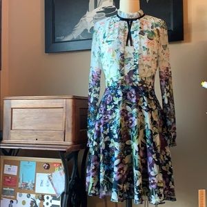 Ted Baker beautiful butterfly floral dress